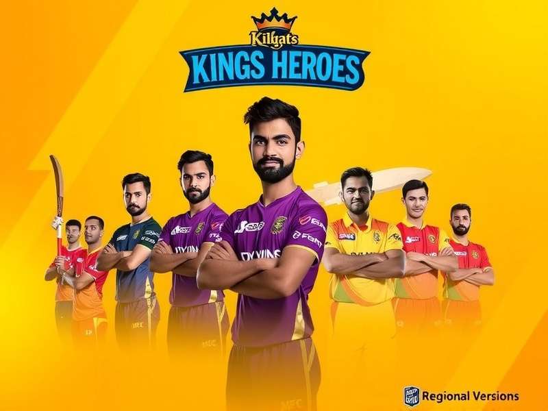 South Indian Version of Kolkata Kings Heroes Kolkata Kings Heroes Regional Versions